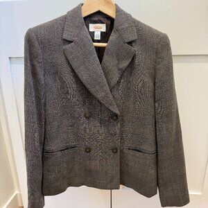 Vintage Talbots Brown Wool Blazer – Size 4